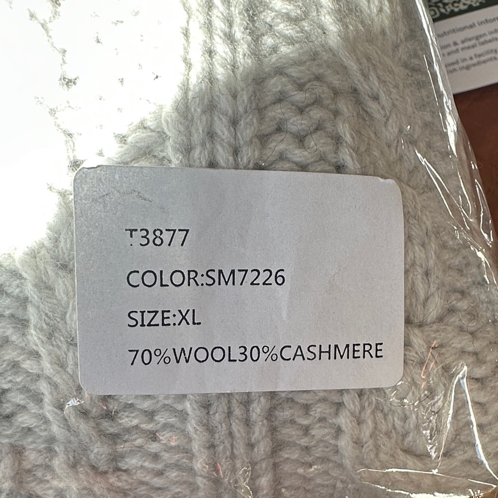 Double D Ranch Cream Cable Knit Sweater - Picture 6 of 6